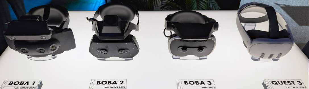 Meta超宽视场VR原型机Boba 3亮相SIGGRAPH 2025