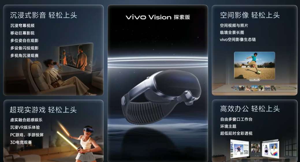 vivo正式发布Vision MR头显探索版，8月22日开放线下体验
