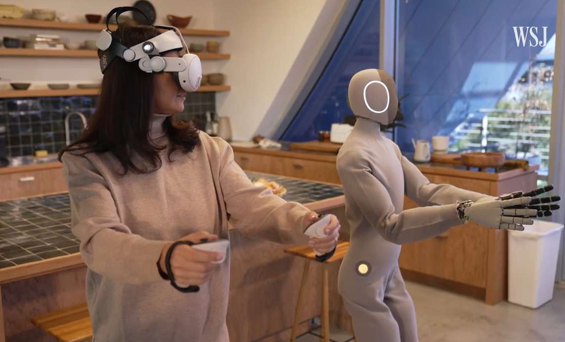 XR+机器人:探秘用头显远程操控的NEO如何重新定义家务活