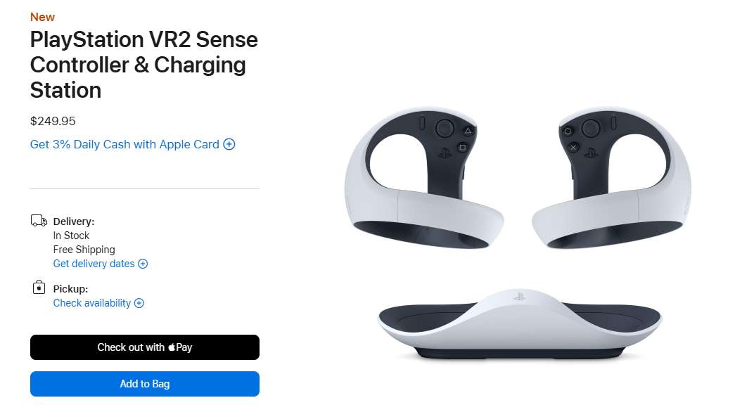 苹果官网上线PSVR2 Sense控制器 适配visionOS 26系统