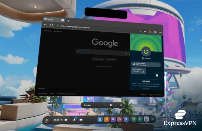 ExpressVPN为Meta Quest推出业界首款混合型VPN浏览器扩展