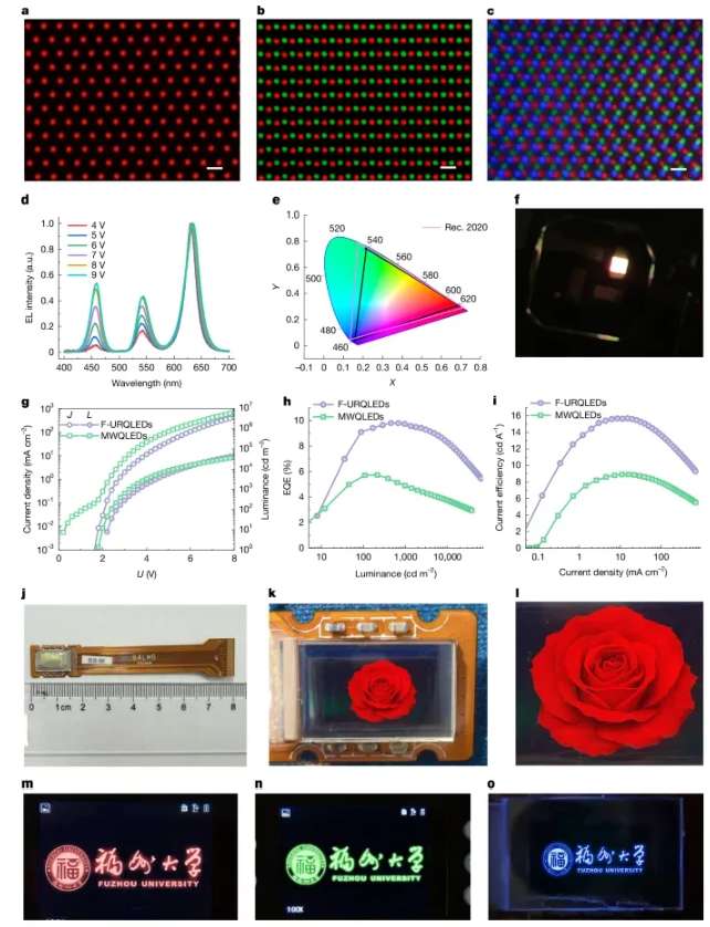 我国研制出面向AR/VR的超高分辨率量子点显示技术