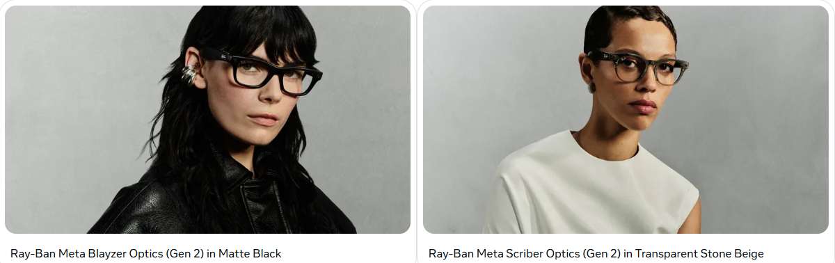 Meta正式推出专为视力矫正人群定制的Ray-Ban眼镜新品
