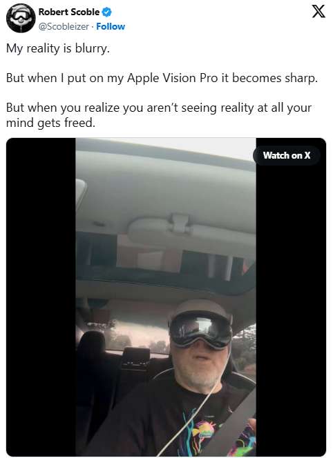 映维日报:博主用Vision Pro自动驾驶特斯拉,Blackmagic为Vision Pro发布摄影机新品