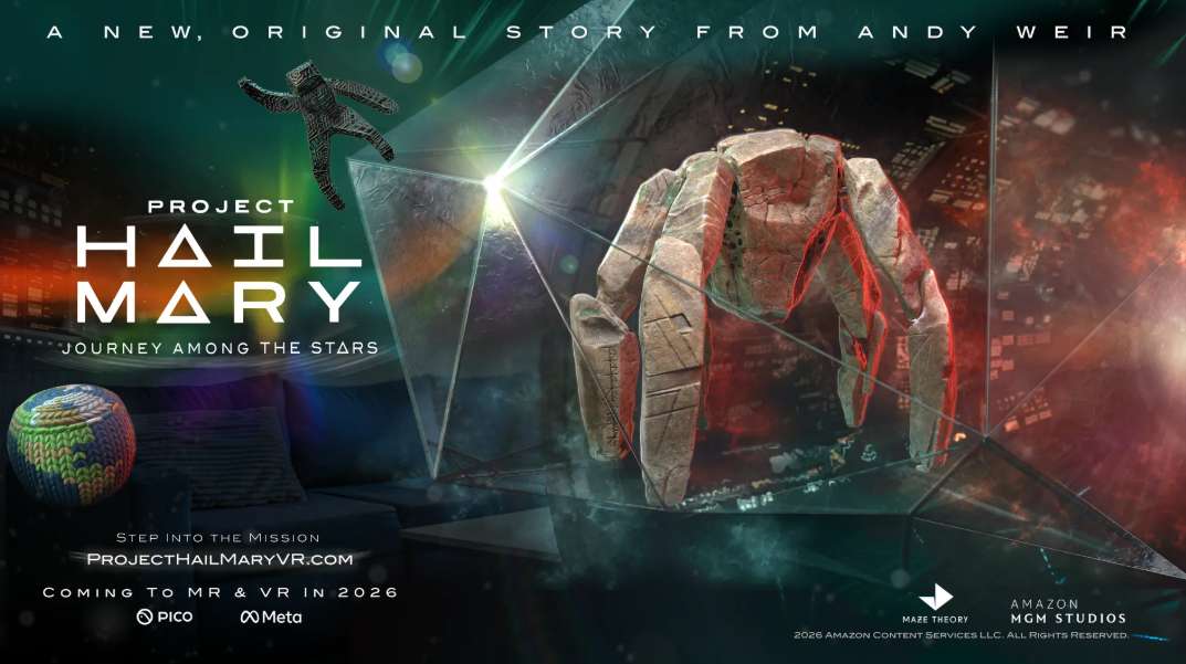 “挽救计划VR”今年登陆PICO和Meta，含安迪·威尔独家新篇章