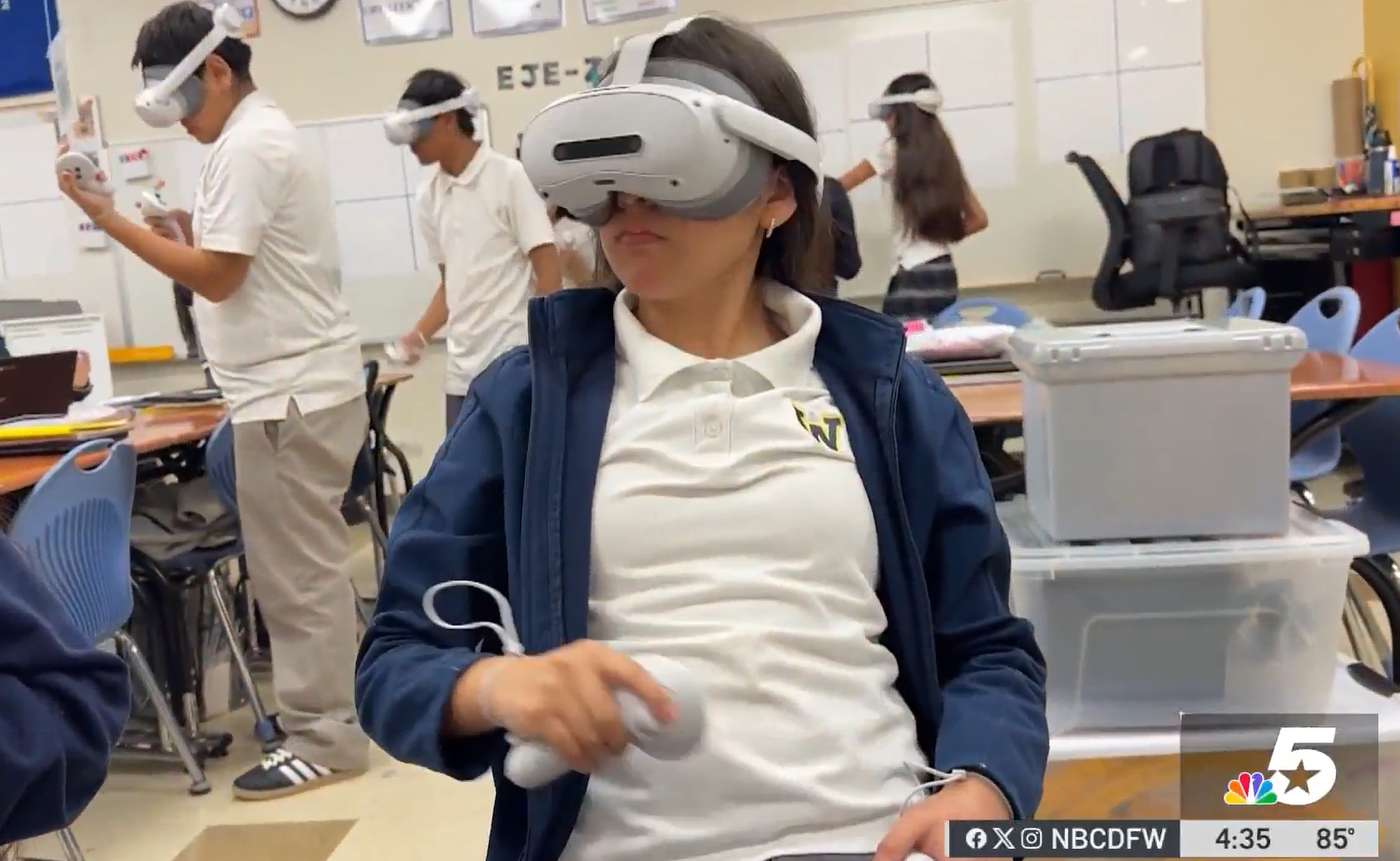 美国预科大学引入PICO头显，助学生直观理解高数概念