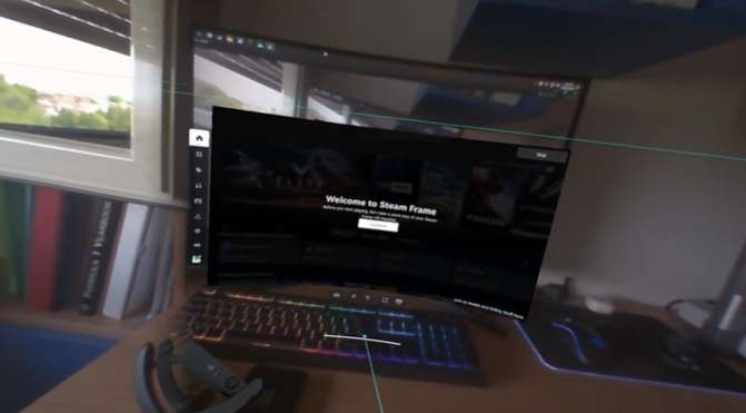 Reddit传出疑似Steam Frame初始设置流程的视频