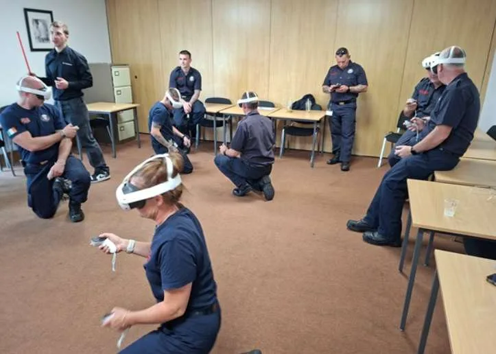 爱尔兰卡洛郡用VR技术革新消防员培训模式