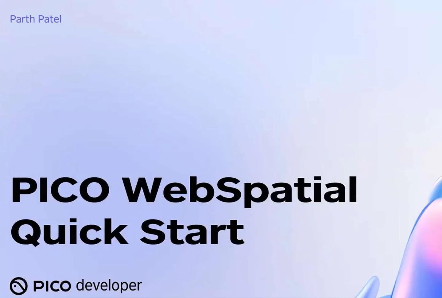 PICO OS 6开发者技术系列(九):WebSpatial开发空间应用的快速上手指南