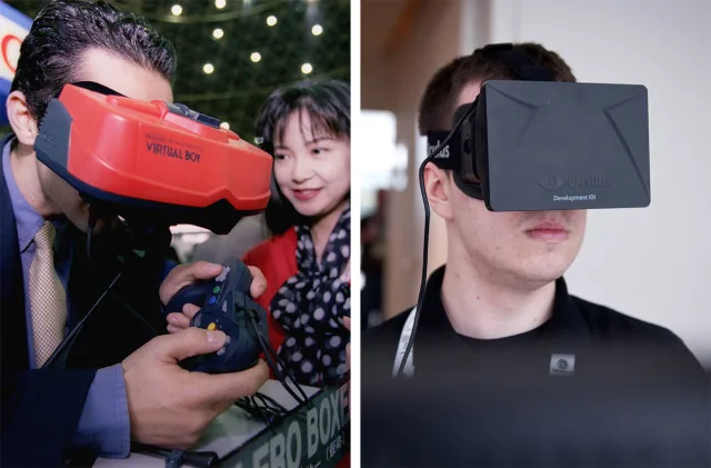 1994 - Nintendo Virtual Boy / 2014 - Oculus Rift