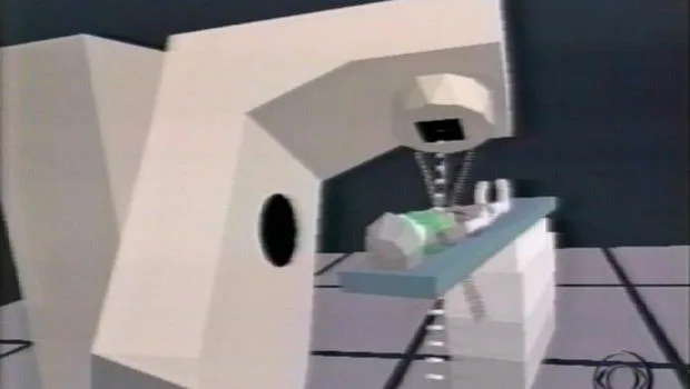 1992年病人接受超声波治疗的虚拟现实描述