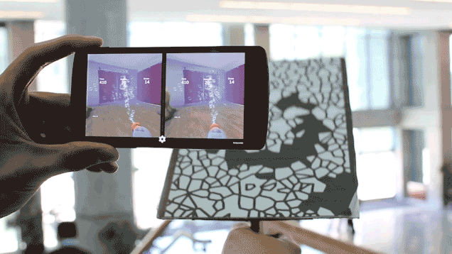 Google Cardboard 外设手枪——纸板