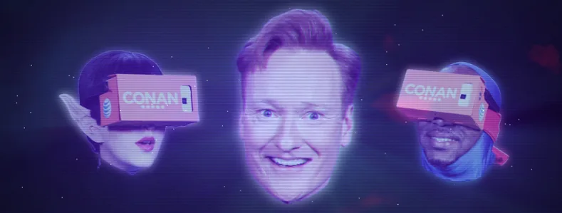 Conan O’Brien——在虚拟现实中表演脱口秀