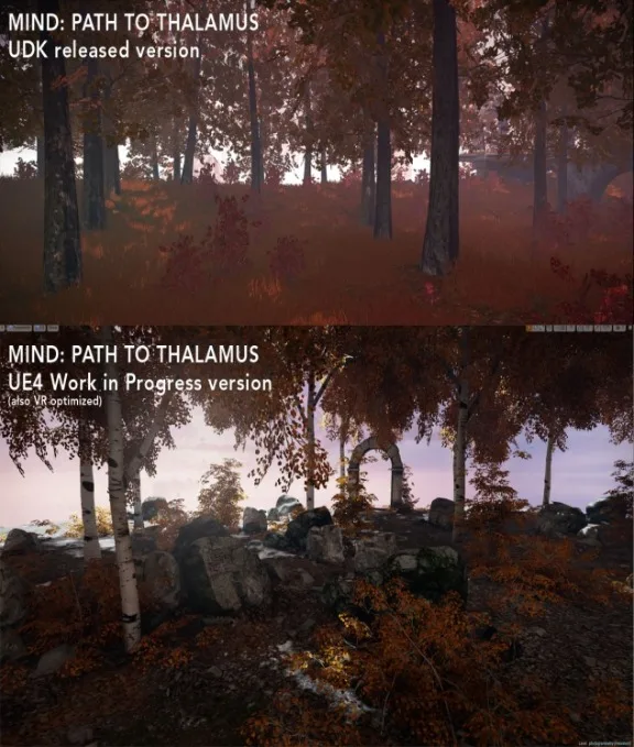 从MIND: Path to Thalamus的更新看UE4的效果