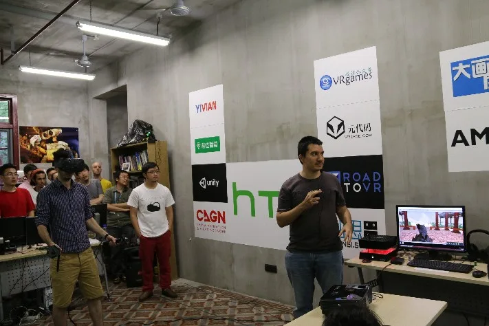 上海 HTC Vive  虚拟现实马拉松赛现场组图