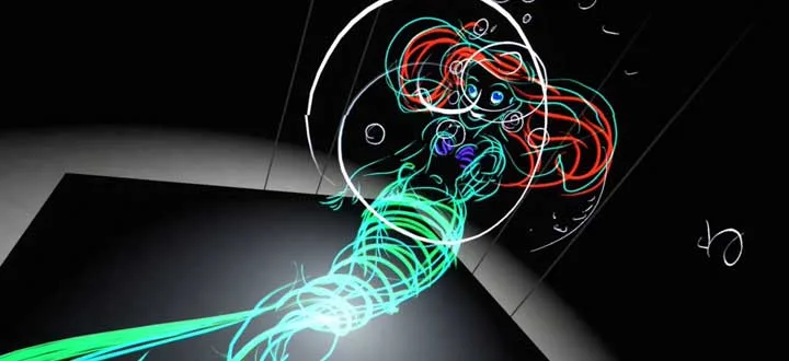 迪士尼动画师用HTC Vive展示艺术与虚拟现实的结合