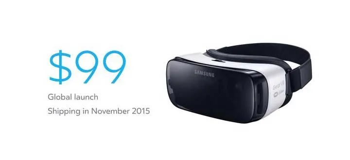 移动VR迎来春天，新版 Gear VR只需要99美元