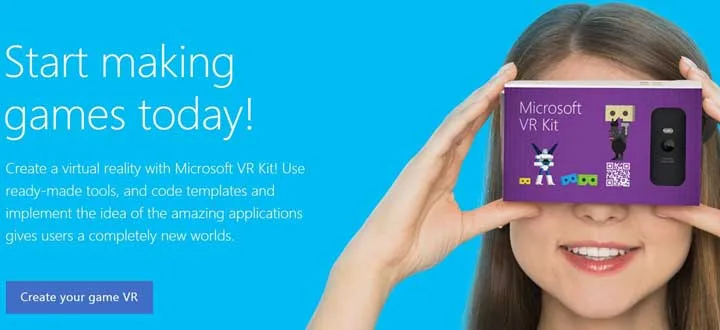 追赶谷歌Cardboard，微软推VR Kit，适配诺基亚
