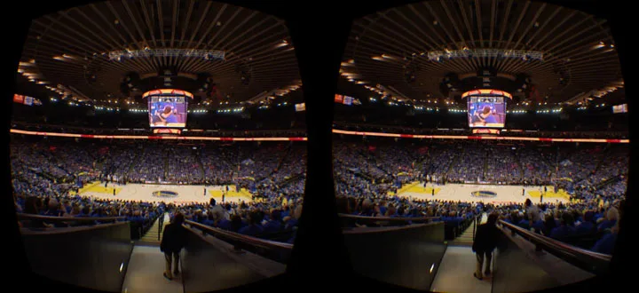 里程碑！NextVR用虚拟现实完美直播了NBA揭幕赛