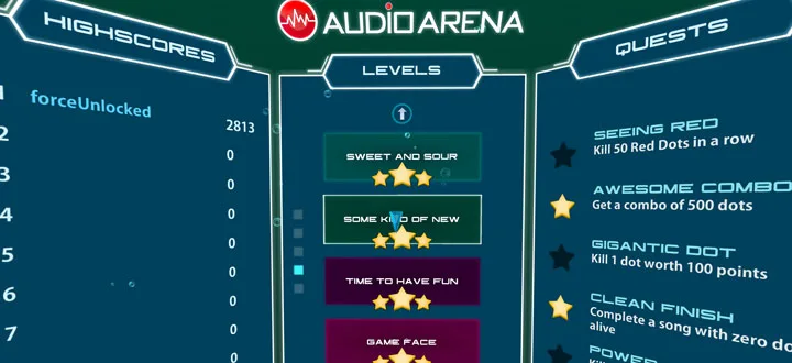 《Audio Arena》，用音乐主导你的虚拟现实体验