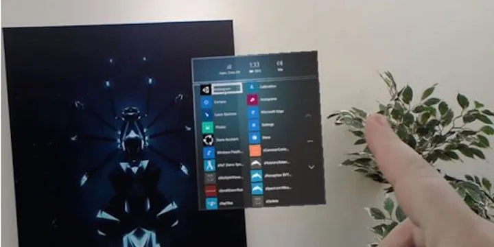 HoloLens用户界面和程序启动视频流出