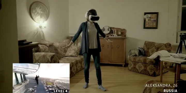 用三星Gear VR克服你的恐高症