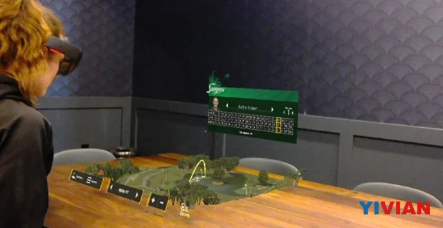 HoloLens被用于高尔夫巡回赛展示