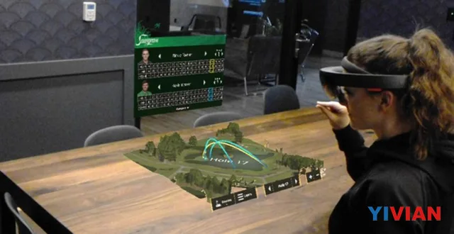 HoloLens被用于高尔夫巡回赛展示