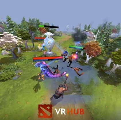 《Dota 2》升级  玩家可在VR中观战