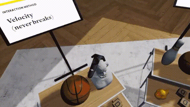 探索VR中对物体重量的感知