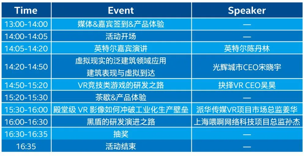 推动新生态 英特尔北京总部邀约VR大牛