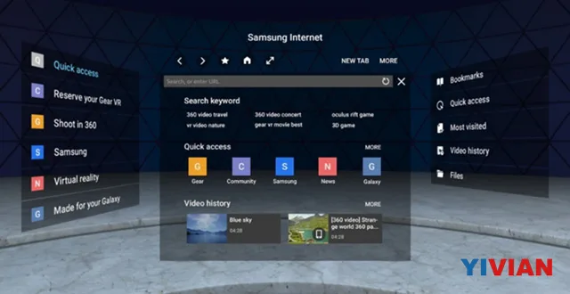 三星首次更新Gear VR内置WebVR网页浏览器