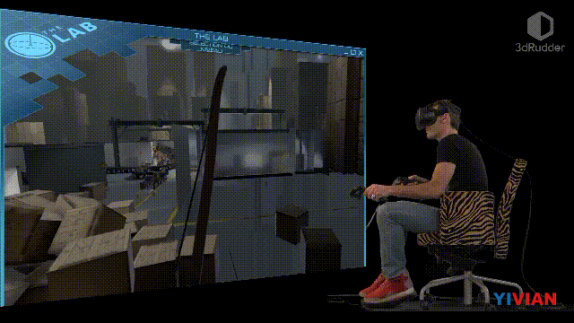 坐着玩房间尺度VR游戏，3DRudder推出最新方案