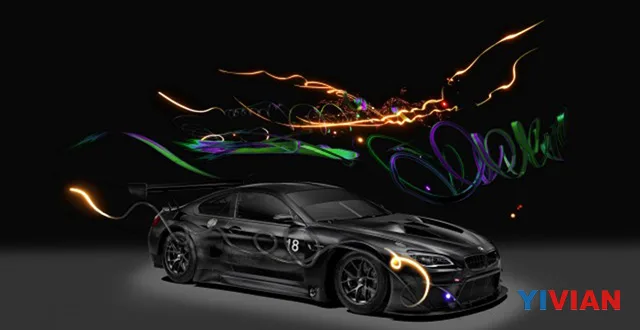 中国艺术家曹裴用AR设计宝马BMW M6 GT3艺术车