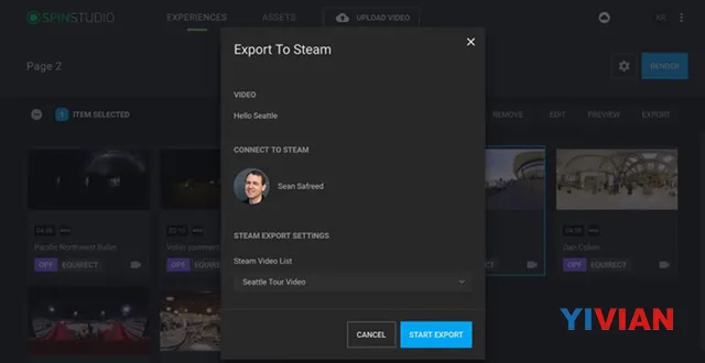 高达12K，Pixvana直播登陆Steam 360度视频播放器