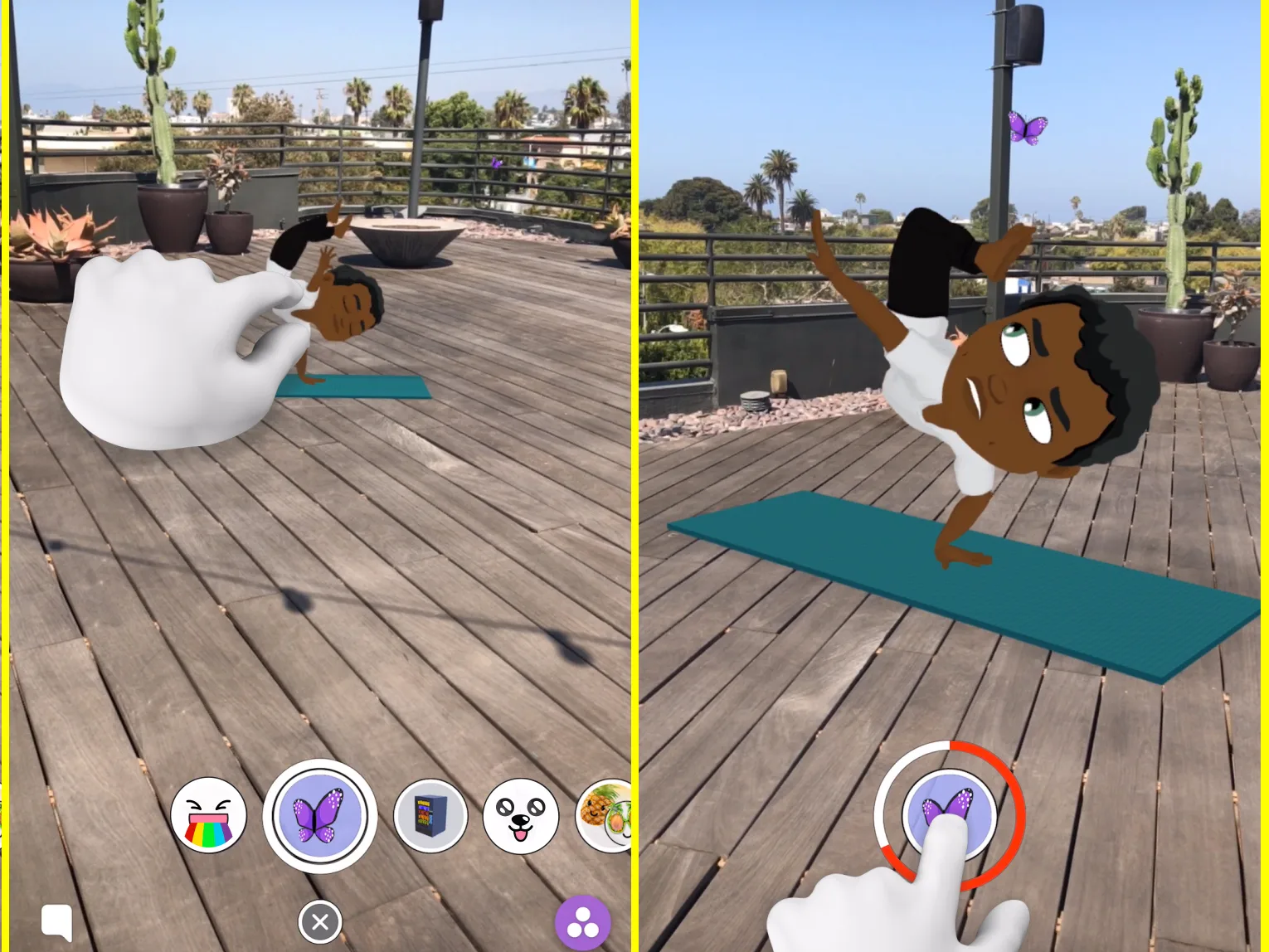 Snap推出Bitmoji 3D 个性化 AR 表情