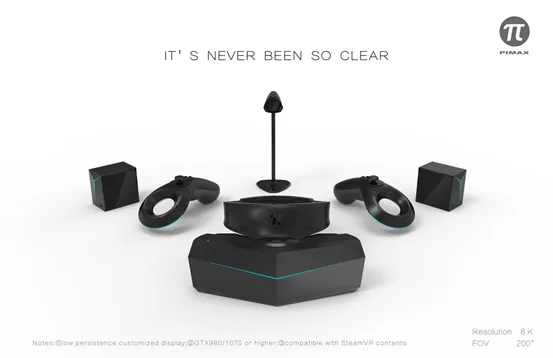 首发 | 小派8K全参数曝光 或取代HTC Vive/Oculus成为行业新龙头