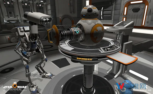 工业光魔展示最新《星球大战》系列VR体验《Star Wars: Droid Repair Bay》