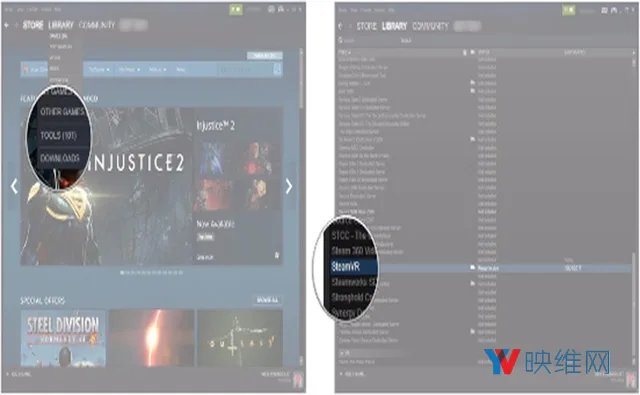 如何在Windows MR设备上启用Steam VR内容平台