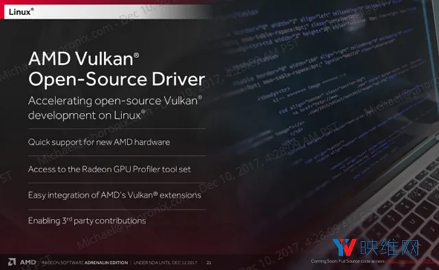移动VR福音，AMD即将开源Vulkan Linux驱动源代码