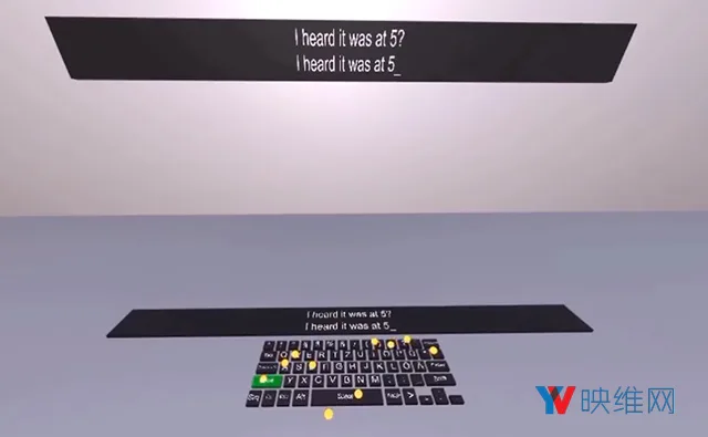 微软展示四种VR文本输入方案，及两种主流输入设备