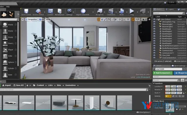 Unreal Studio，一个提供实验、自由、按需开发的VR可视化平台