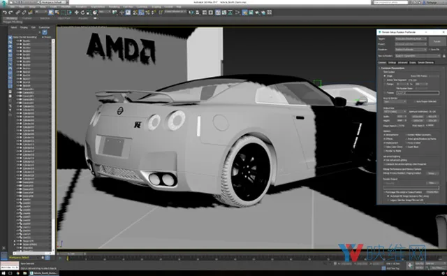 从Autodesk 3ds Max测试看AMD ProRender的优秀性能表现