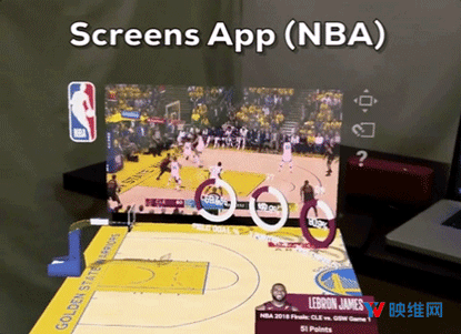 用Magic Leap One看NBA是种怎样的体验？从Screens连接最广泛观影人群