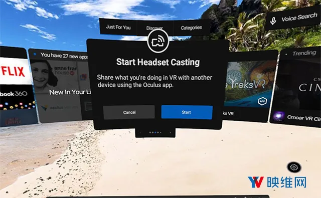 Oculus Go更新：新增Casting广播，万圣节特辑和举报功能