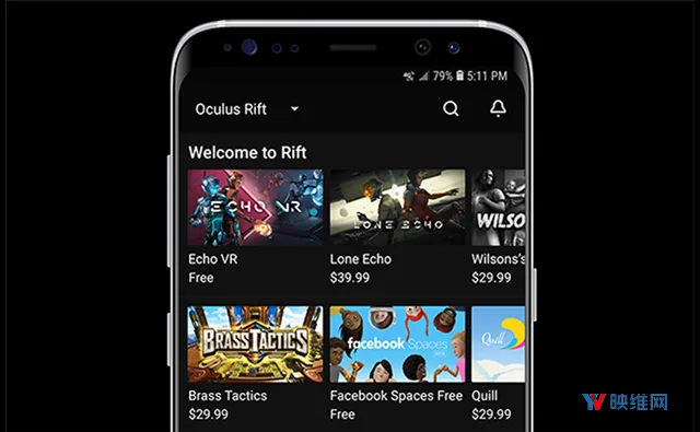 Oculus在移动端App中为Rift提供远程下载安装功能