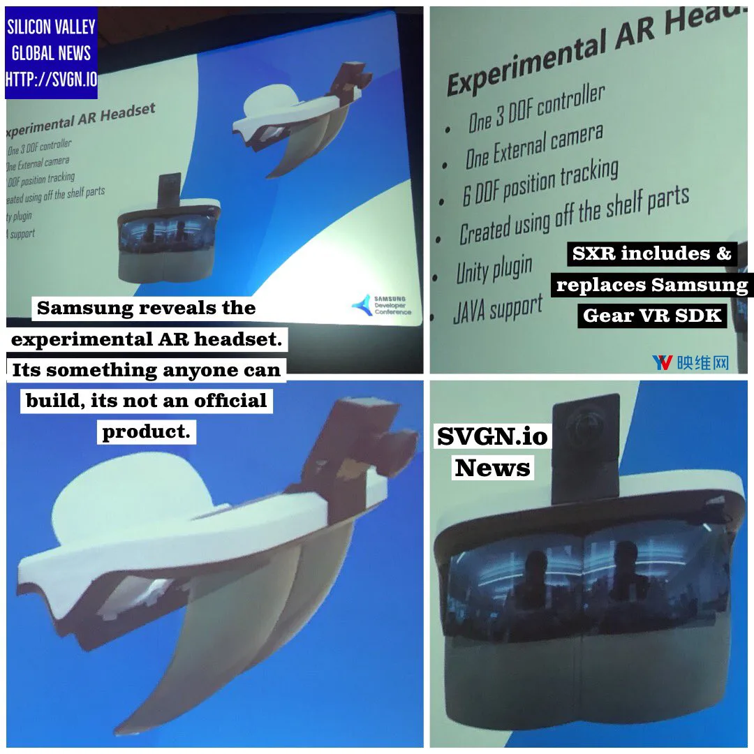 三星推出SamsungXR,并展示试验性AR头显