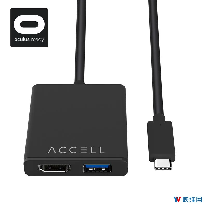 Accell发布USB-C VR适配器，支持Rift和WMR头显