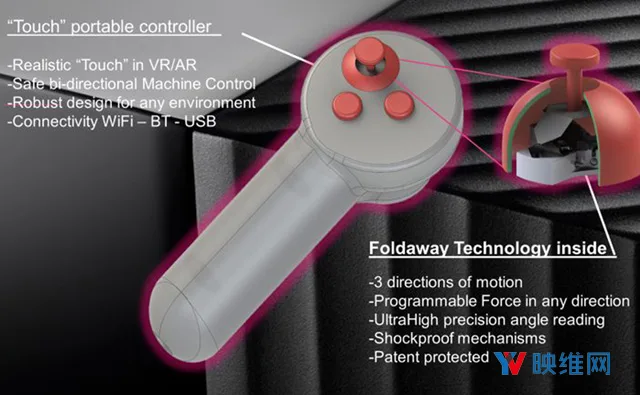 丰富手指感知，Foldaway构建三脚架平台开发触觉技术摇杆