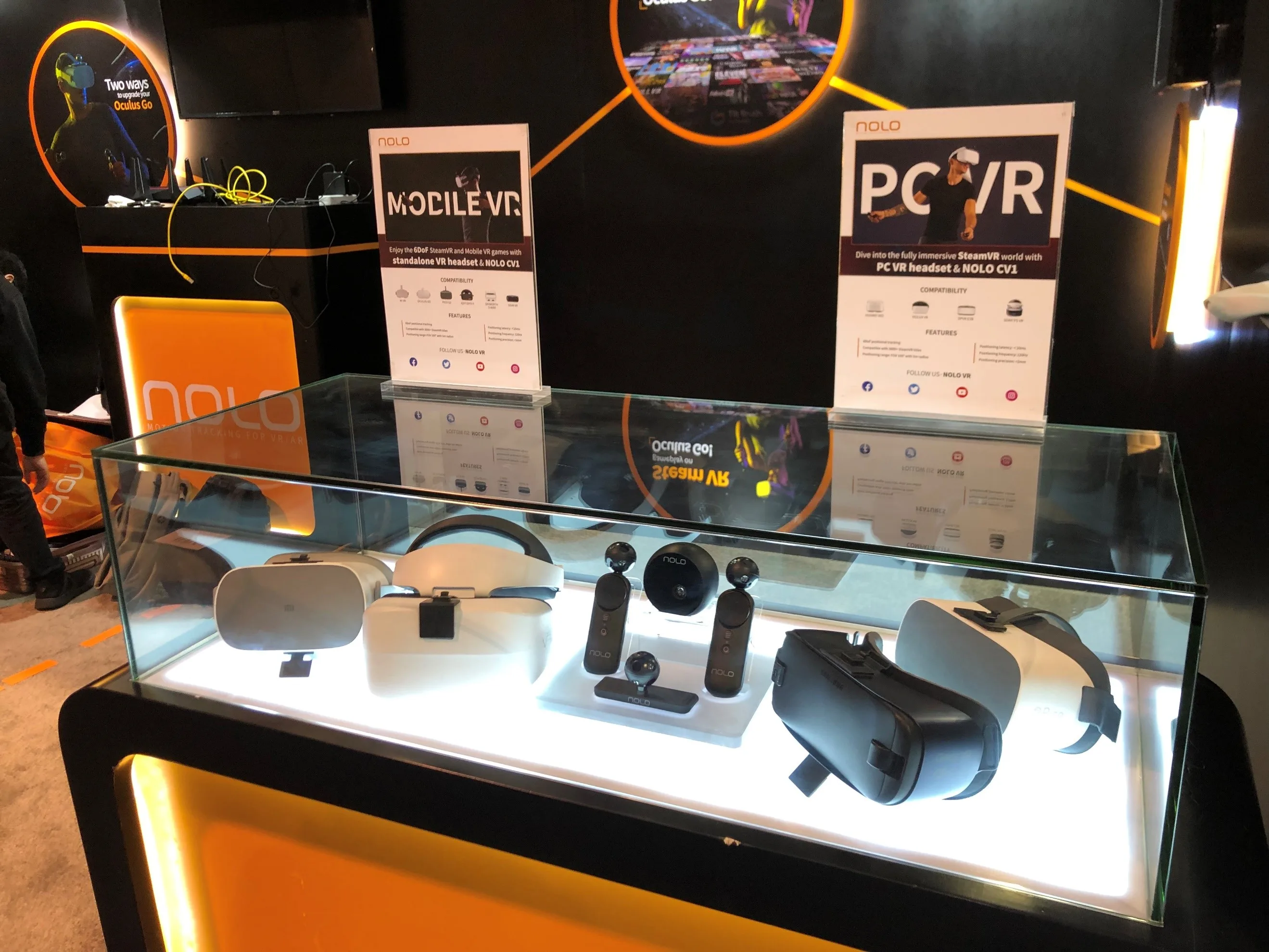 CES 2019：NOLO VR现场展示5G云VR设备雏形OC Go移动VR“吃鸡”
